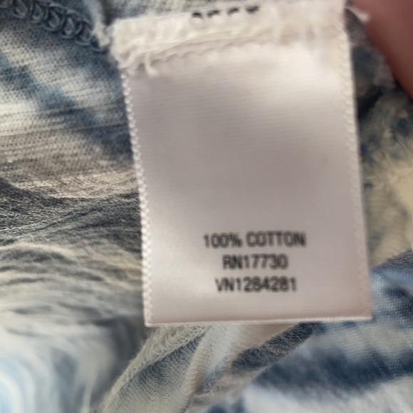 XS Converse All Star Blue White Tie Dye Tank Top - Picture 7 of 8